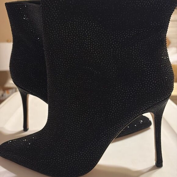 L'Agence Mariette Rhinestone Strassed Ankle Boot 9.5 Stiletto Bootie NWT $495 - Picture 7 of 7